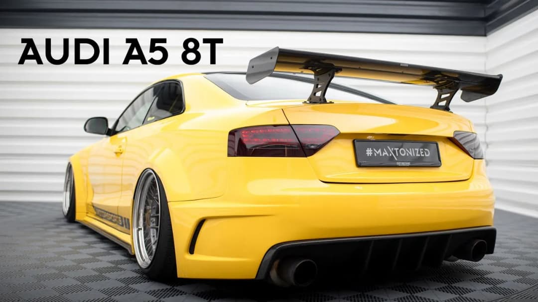 Spoilery do Audi A5 8T - porównanie materiałów i funkcji montażu